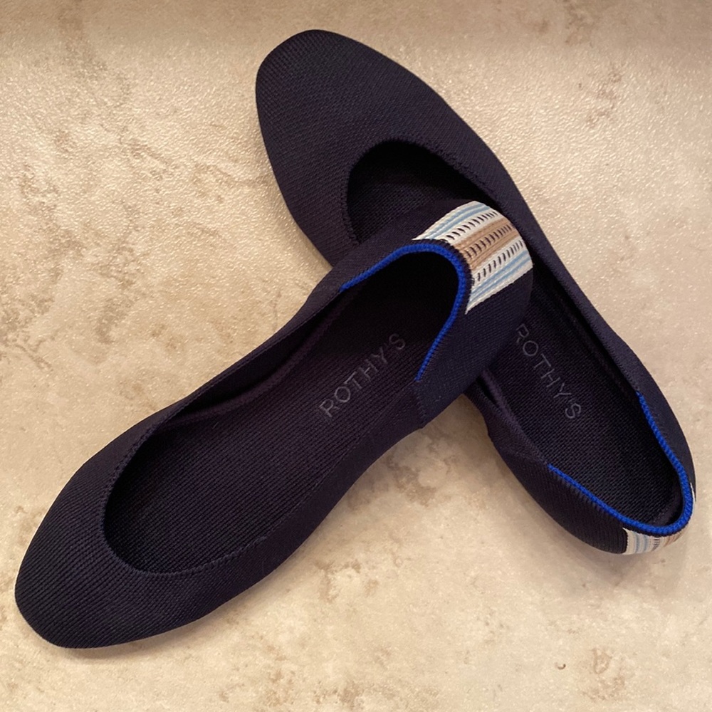 Rothy’s Navy Flat Shoes
